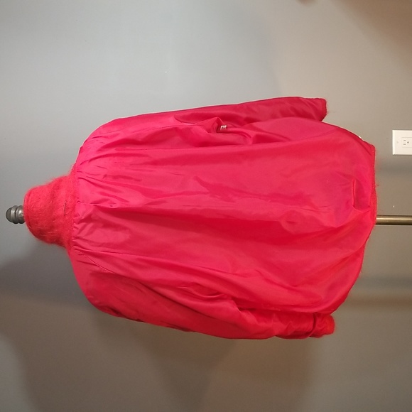 Vintage red Murray Brothers Scotland Wool Mohair double breasted jacket size  M - Picture 14 of 16